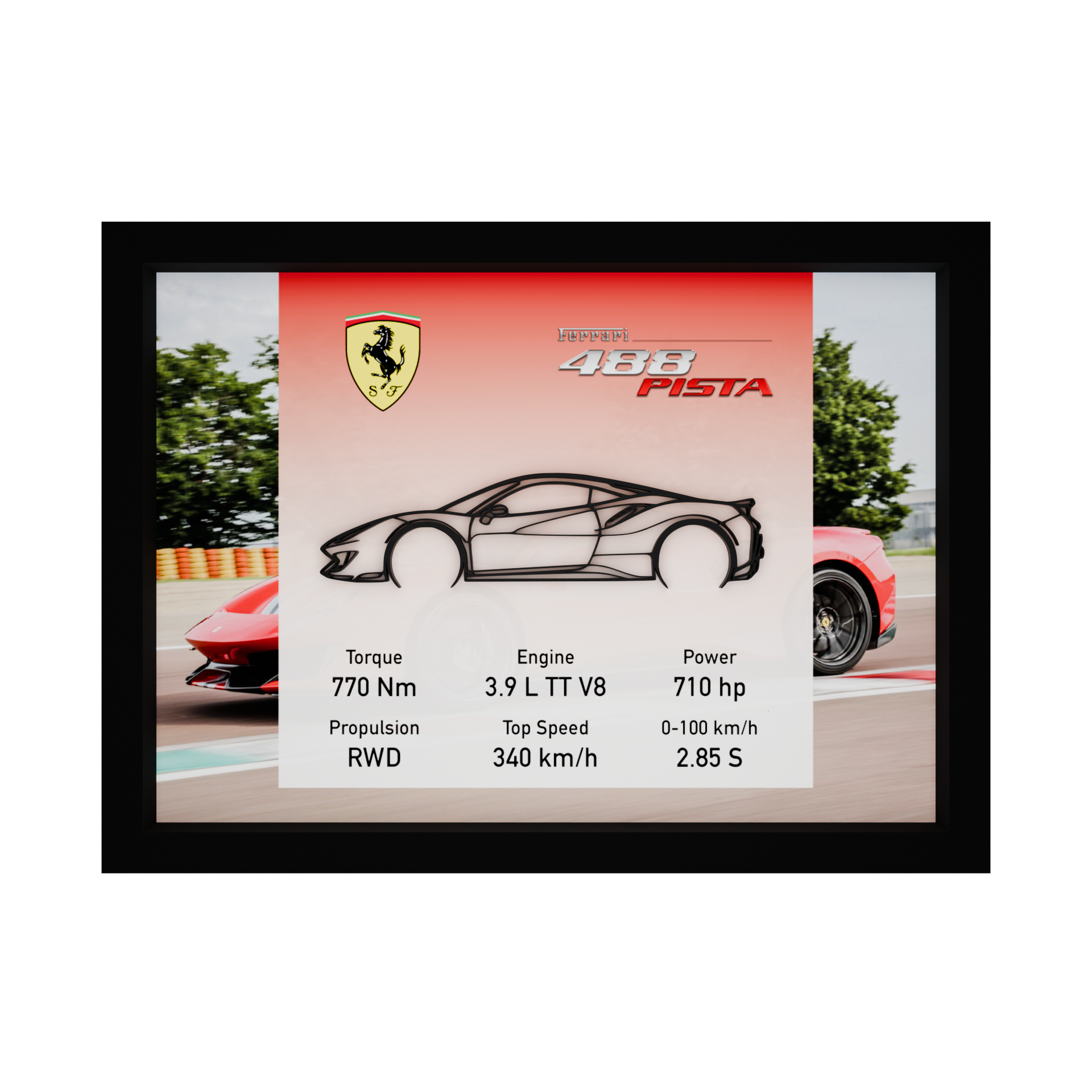 Ferrari 488 Pista カタログ Genuine Ferrari 488 Pista Brochure – Continental AutoSports