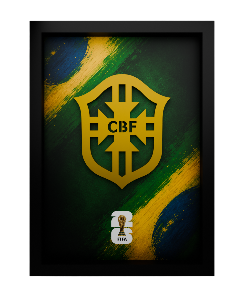 Brazil national logo frame — front view