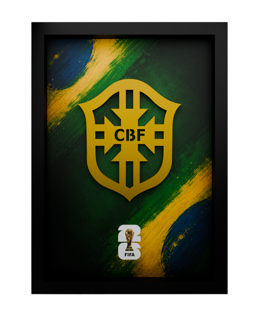 Brazil national logo frame — front view