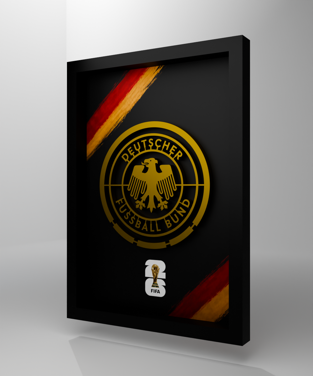 Germany national logo frame — side view