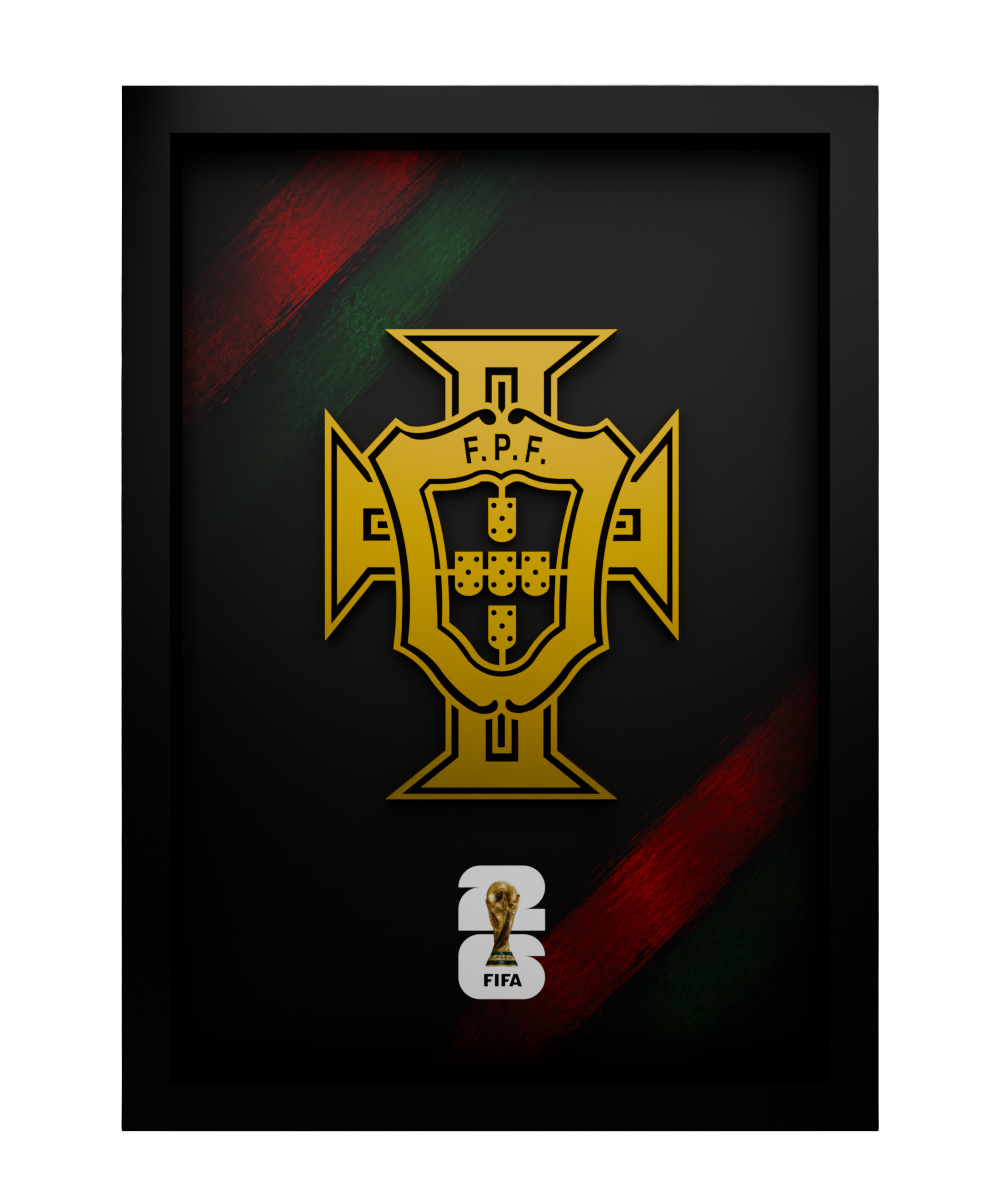 Portugal national logo frame — front view