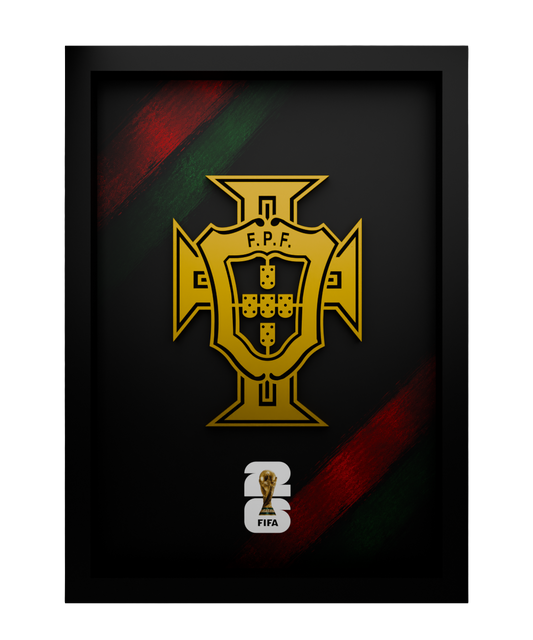 Portugal national logo frame — front view