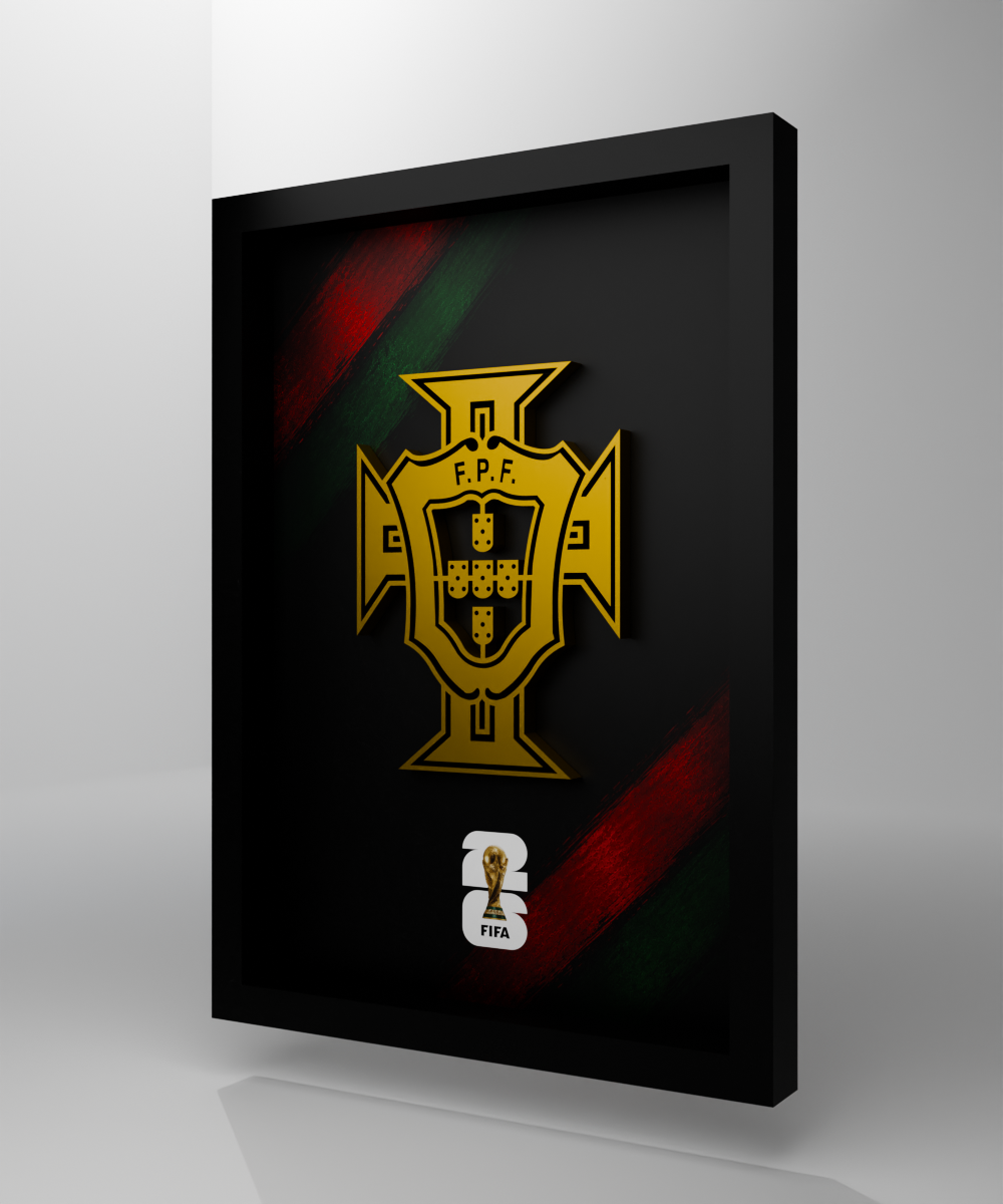 Portugal national logo frame — side view