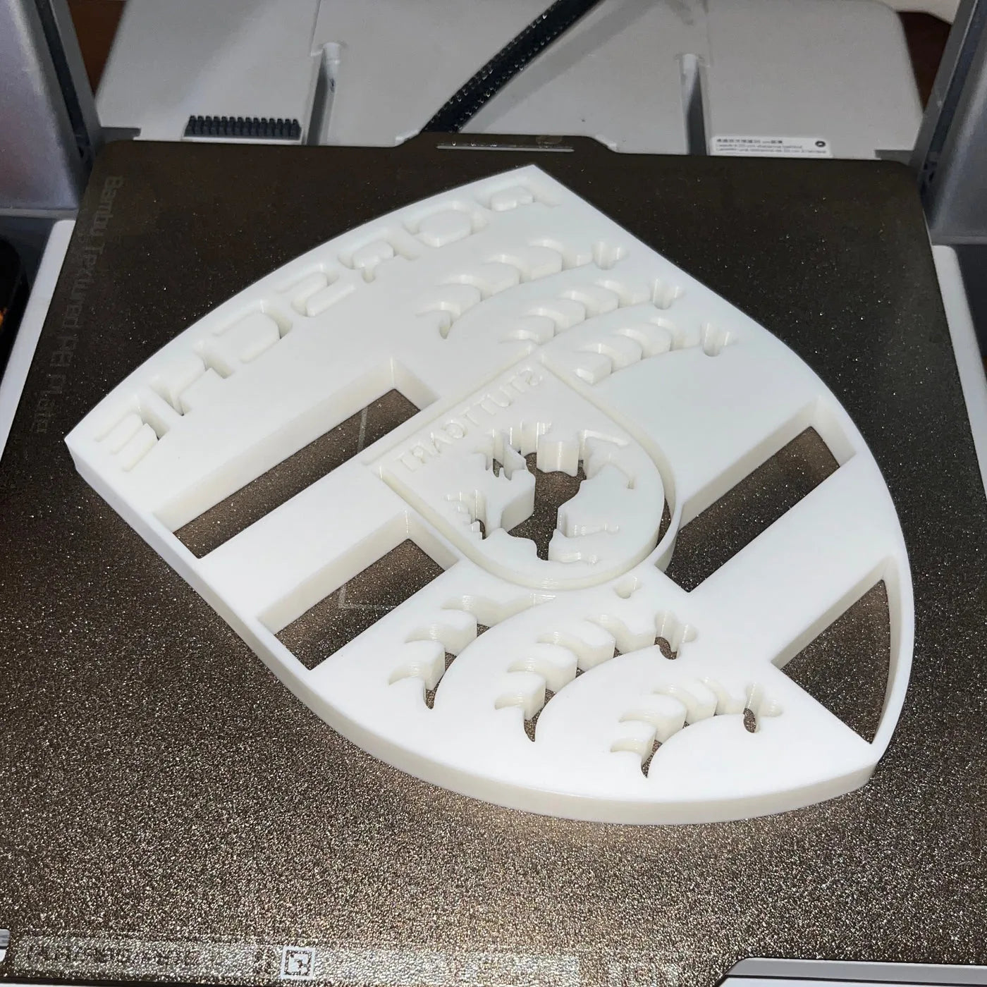 A dimensional TRAPT component printing layer by layer