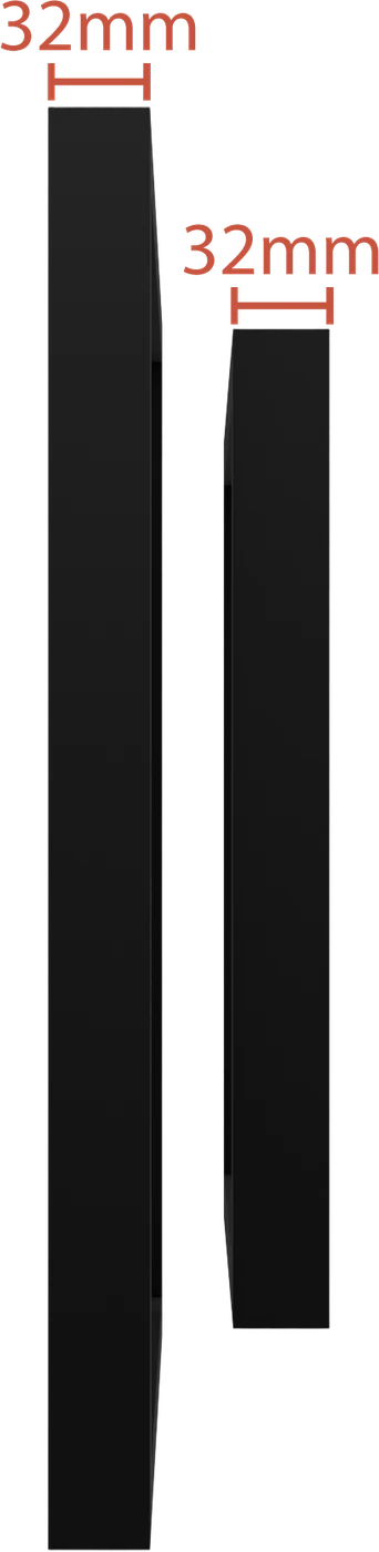Side view of both frames